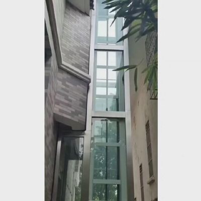 Otomatik kapı ve acil durma ile güvenlik vida ile çalışan asansör
