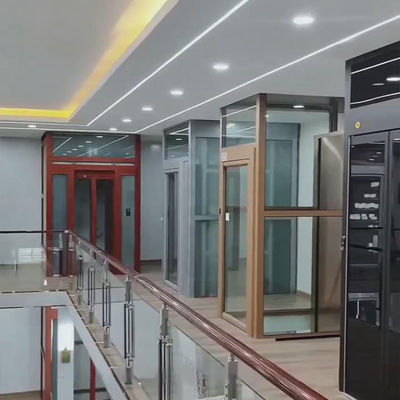 Özel Küçük Ev Asansörleri Alüminyum Kapı Mini Ev Asansörü