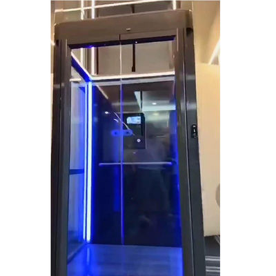 Kapasite 400-1000Lbs Ev içi küçük asansörler Küçük ev asansörü