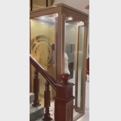 Paslanmaz Çelik Hidrolik Ev Asansörleri 1T Konut Hidrolik Asansör Ev İçin
