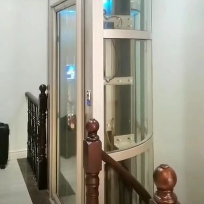 Aşırı yüklenme koruma özel asansör 400 kg mikro bilgisayar küçük konut asansörü