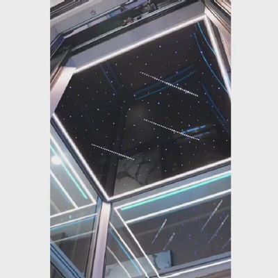 Çekici çekiş ev asansörü VVVF Kontrol Devizsiz ss kabin asansörü 1 Yıllık Garanti