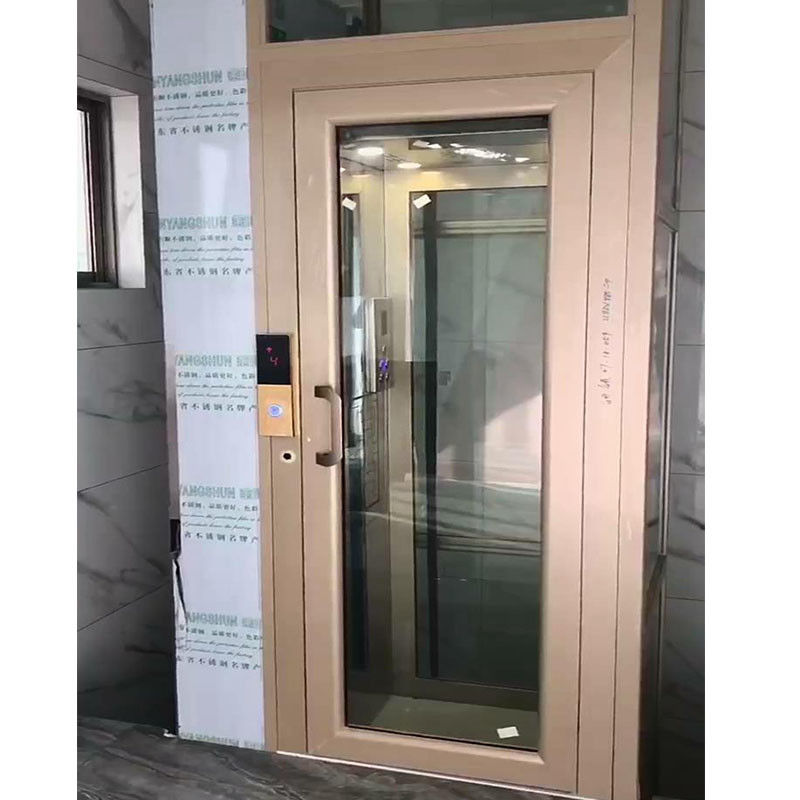 Çıplak kabin hidrolik küçük kişisel asansör 500 Kg 0.2-0.4 M/S