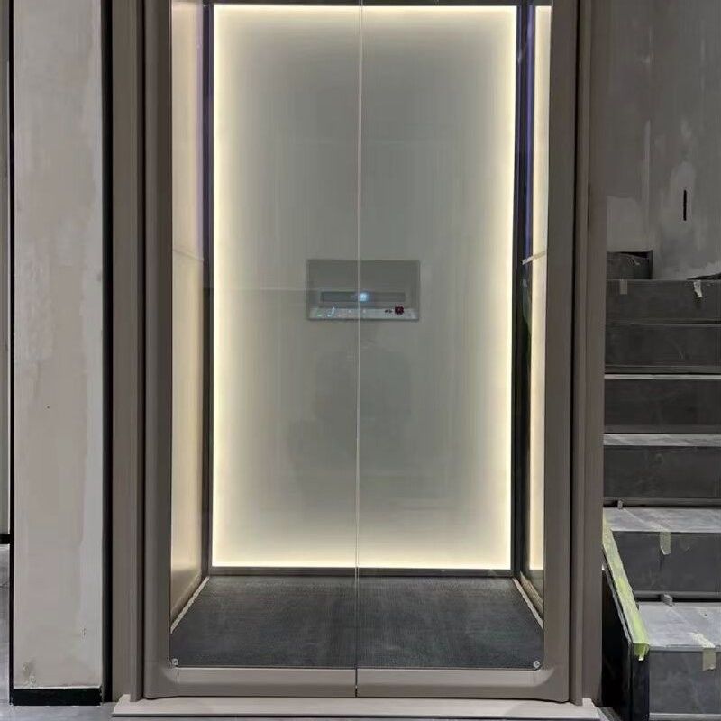 Güverte katı 3 metrelik açıklıklı hidrolik yolcu asansörü Tek fazlı AC