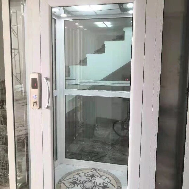 Hidrolik Makine Odası Daha Az Çekim Asansörü 4.7 Kw Motoru ve 220 V Güç Tedarikçisi ile 14.5 M Maksimum Yükseklik