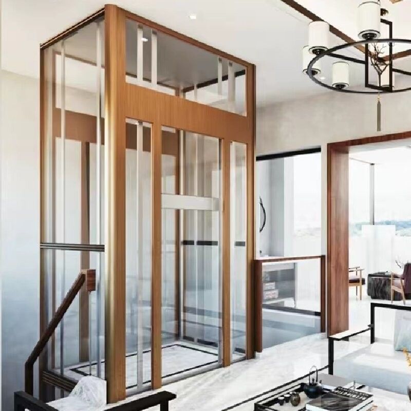 Tek Fazlı AC Hidrolik Ev Asansörü 14.5 m, 5 Durak, Çukursuz