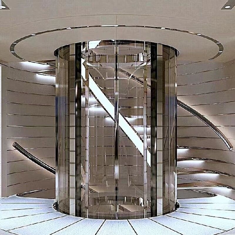 AC 220V 380V Özel Asansör 400Kgs Yük Ev Asansör Asansör