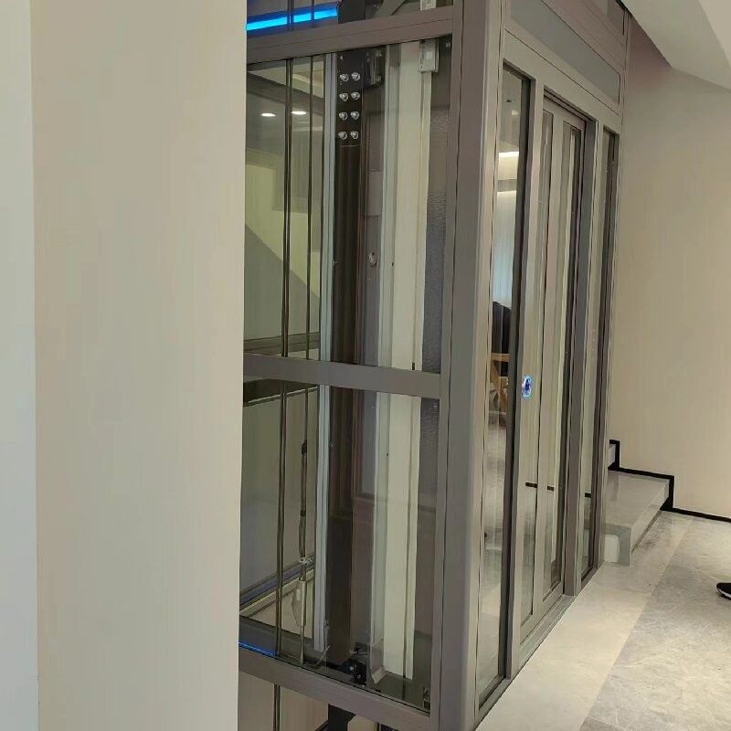 Sürüş Yüksekliği 30 M olan Sürüş Ev Asansörü, Düğmeçsiz Sürüş Sistemiyle Sürülür ISO9001 Sertifikalı