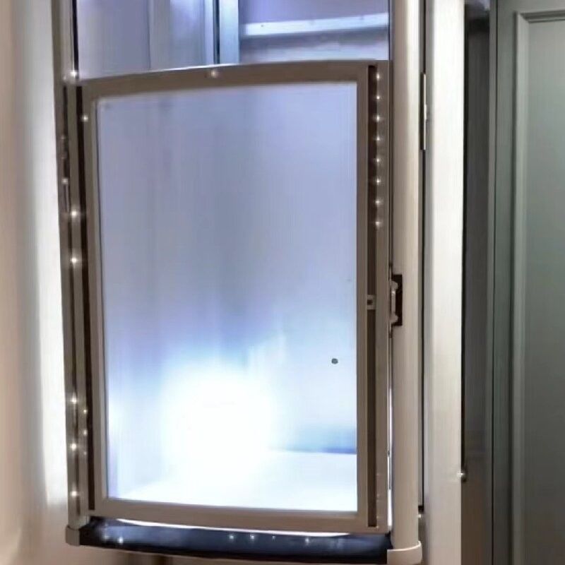 0.25m/S Cam Kapsula Asansörü 400kg Kapsula Asansörü 1 kişi için