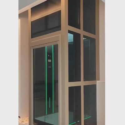 Tek Kapalı Salıncak Konut Çekici / VVVF Kontrol Ev Asansörü