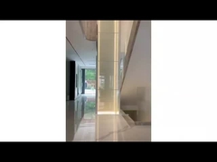 ev kullanımı için kahverengi vida ile çalışan asansör